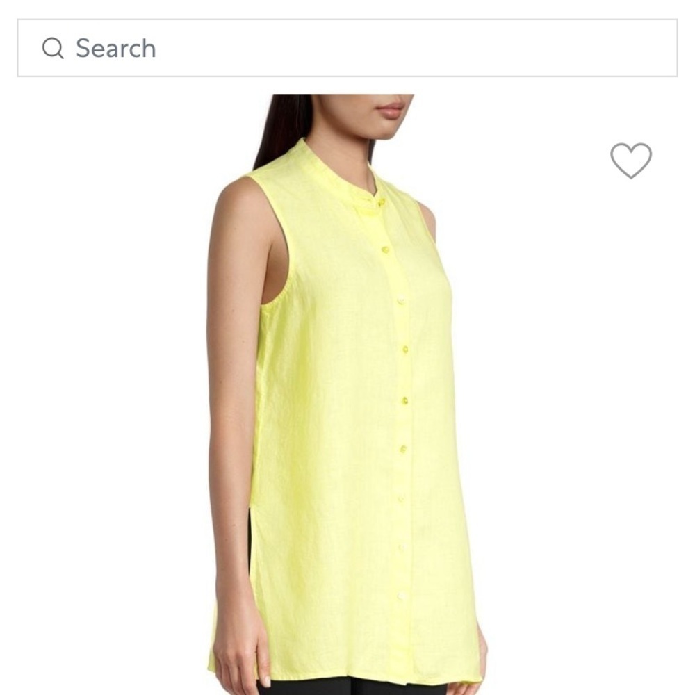 EILEEN FISHER
Sleeveless Cotton Tunic - Picture 5 of 7
